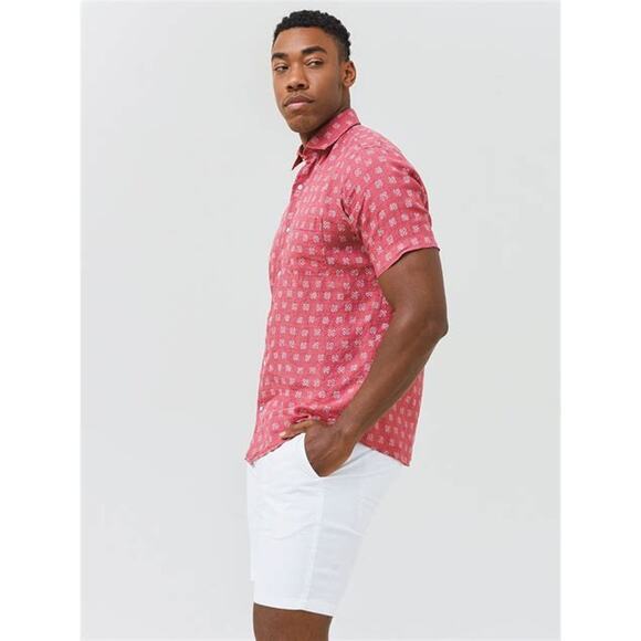 Peter Millar Seaside Men's Kiva Beach Linen Sport Shirt Men's Size XL - Picture 1 of 9